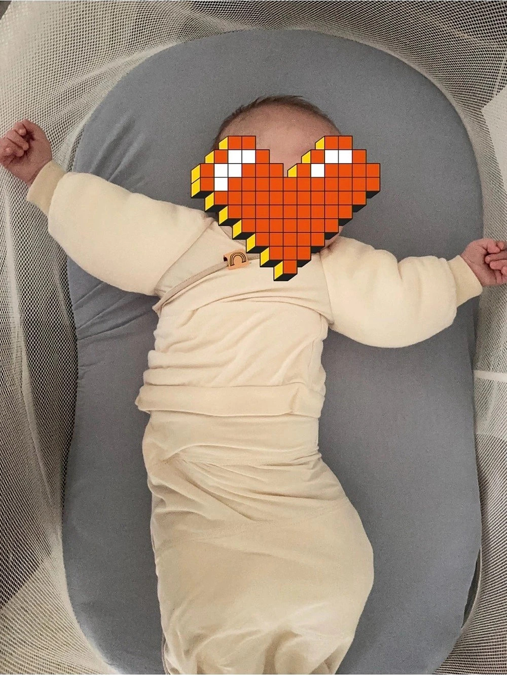 taking cara babies Jacky swaddle transition jacket